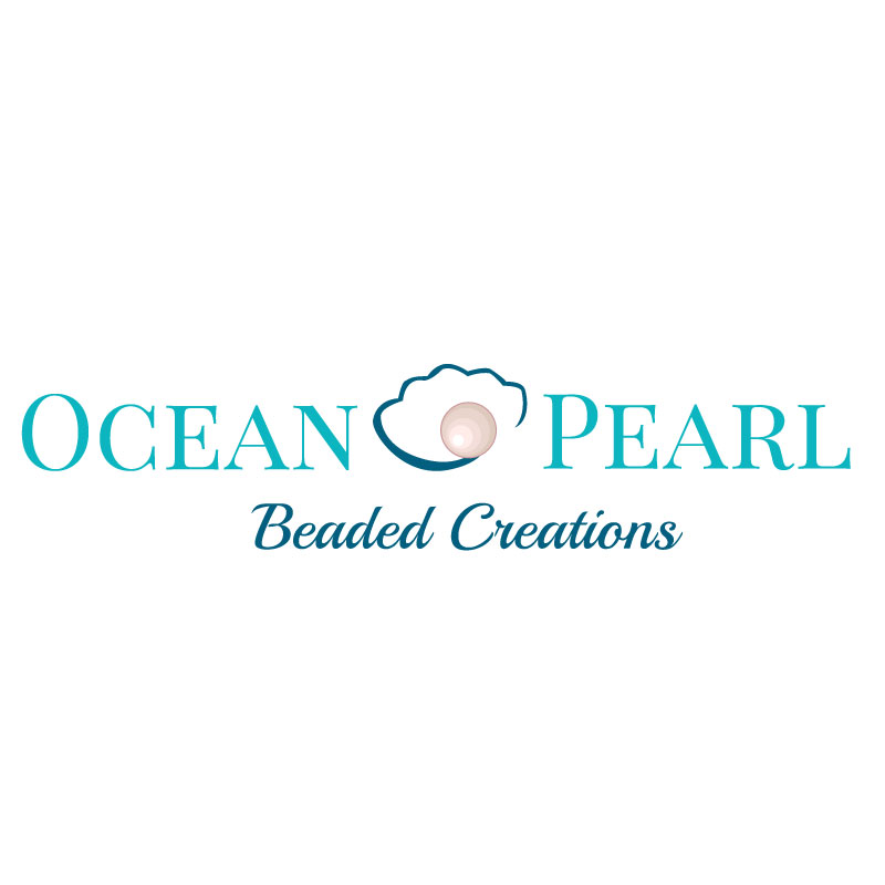 Logo Design - branding for Ocean Pearl Beaded Creations by Jessica Design