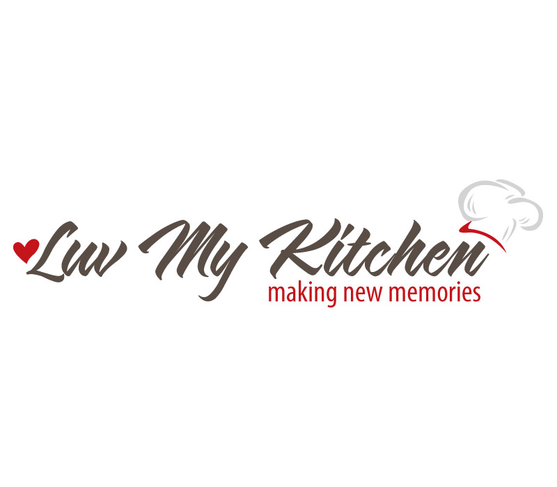 Logo Design - Luv my Kitchen branding at Jessica Design marketing agency in Hamilton, Ontario.