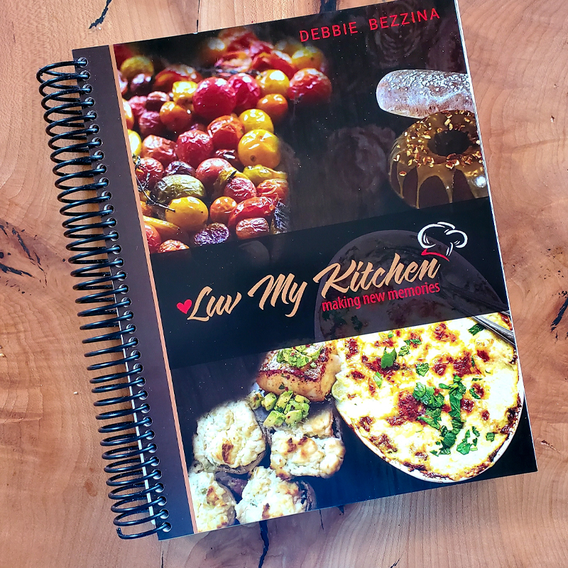 Print Design - Book Design for Luv my Kitchen by Jessica Design