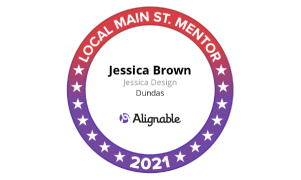 Local Main St. Mentor 2021 - Jessica Design with Alignable. 