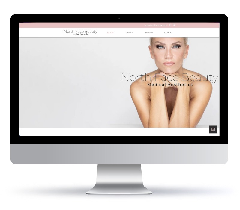 Web Design - North Face Beauty Medical Aesthetics