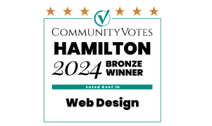 Community Votes 2024 - Bronze Winner for Web Design with Jessica Design.