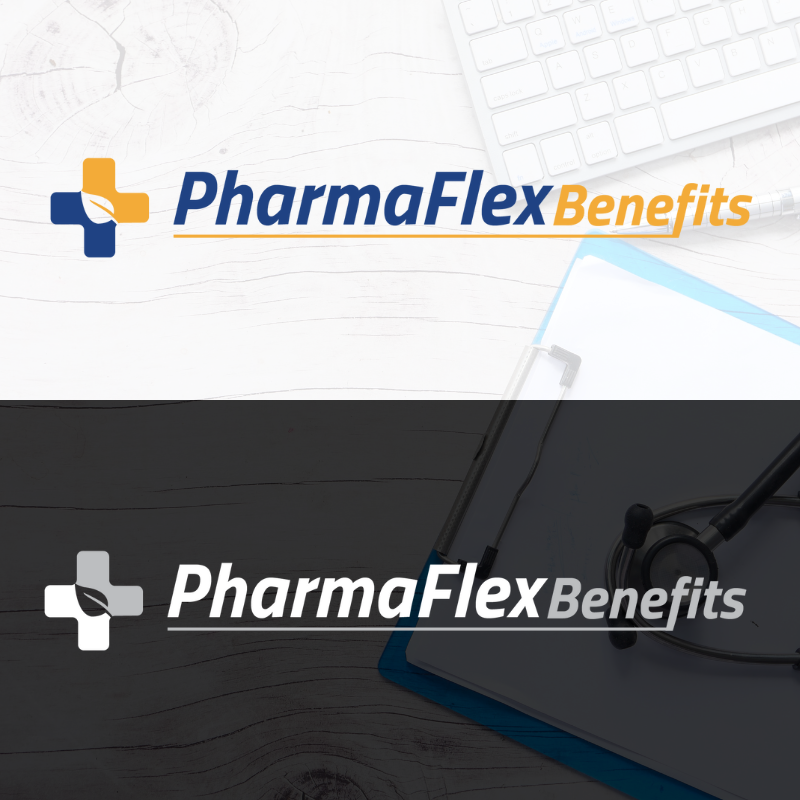 PharamaFlex Benefits - Logo design by Jessica Design in Hamilton, Ontario.