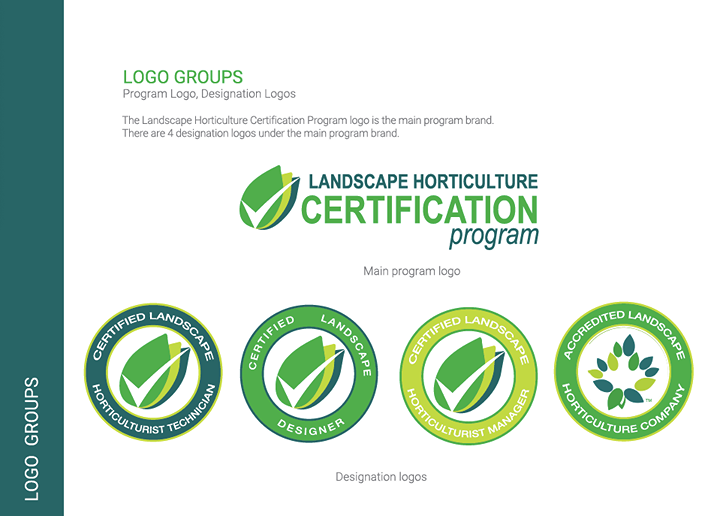 Landscape Horticulture Certification Program - Branding Booklet.