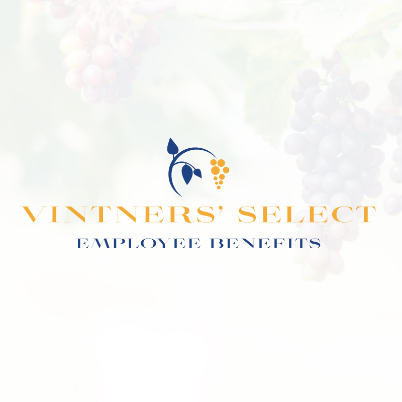 Vintner's Select Employee Benefits - Logo Design by Jessica Design in Hamilton, Ontario.