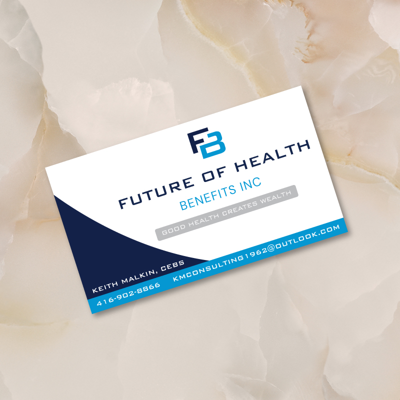 Business Cards - Future of Health Benefits Inc by Jessica Design.