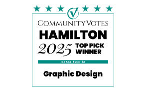 Hamilton 2025 Top Pick - Graphic Design with Community Votes.