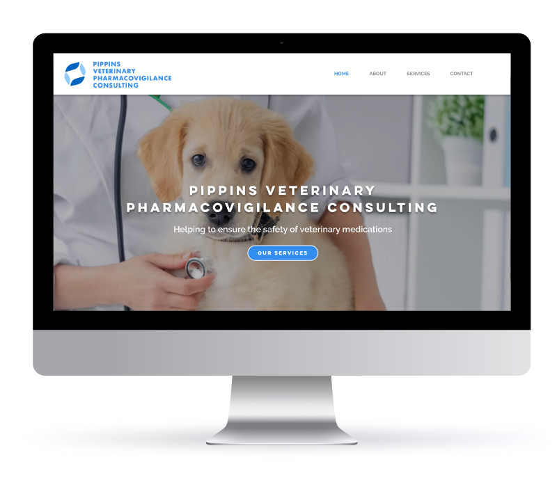 Pippins Veterinary Pharamacovigilance Consulting - by Jessica Design.
