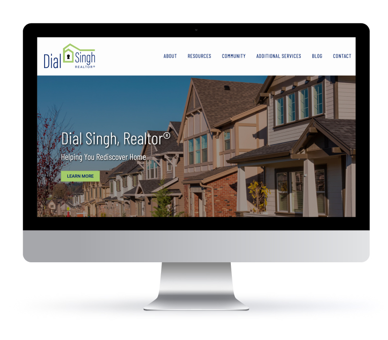 Dial Singh Realtor - WordPress Site by Jessica Design.