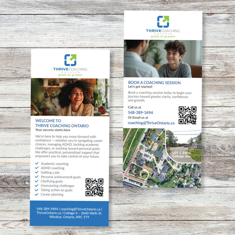 Brochure Design - created by Bare Bones Marketing and Jessica Design.