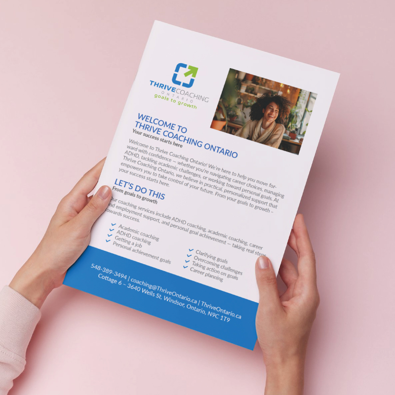 Flyer Design - Bare Bones Marketing and Jessica Design.